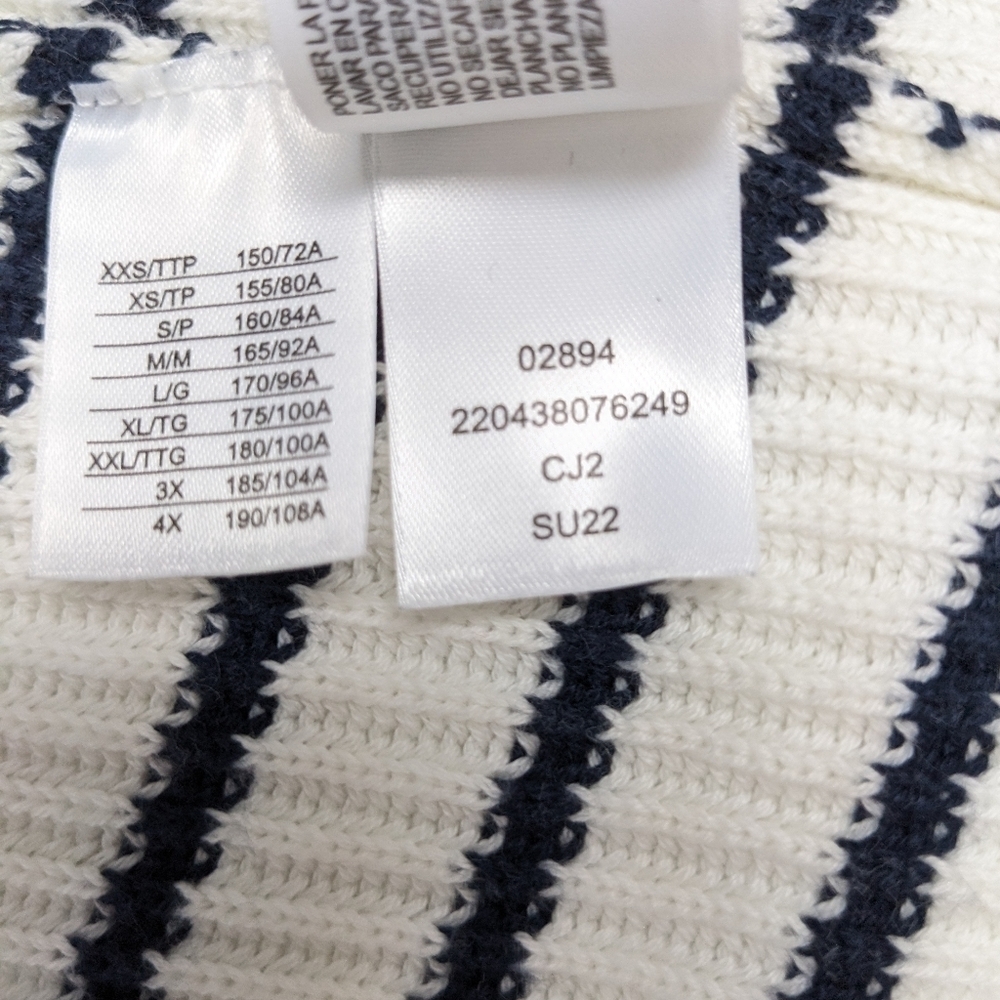 Roots women's stripe open front cardigan size S - Picture 13 of 13